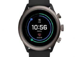 Fossil Sport Smartwatch With 350 mAH Battery Unveiled