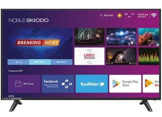 Noble Skiodo launches 39-inch Smart HD TV in India