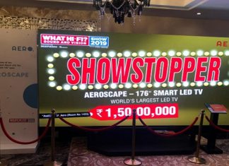 Exclusive: Aero unveils 176-inch Smart LED TV in India