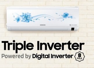 Samsung Announces Triple Inverter Technology Powered ACs in India
