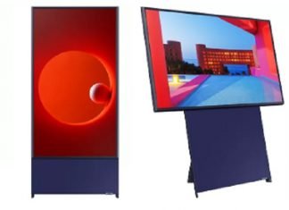 Samsung Showcases Vertical Cum Horizontal TV