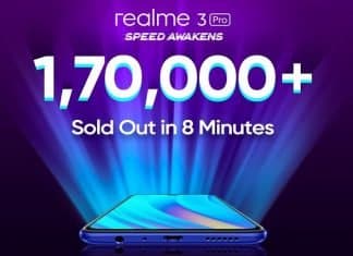 Realme Claims it Sold 1.7 Lac Realme 3 Pro Smartphones in 8 Minutes