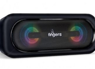 Fingers Launches Portable Speaker Equipped With LED Lights